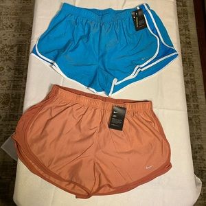 Nike 2 pair plus size tempo dri fit Shorts